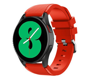 Strap-it Bracelet silicone Samsung Galaxy Watch 4 44mm (rouge)
