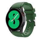 Strap-it Strap-it Bracelet silicone Samsung Galaxy Watch 4 44mm (vert armée)