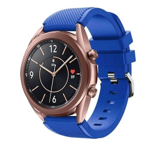 Strap-it Strap-it Bracelet silicone Samsung Galaxy Watch 3 41mm (bleu)