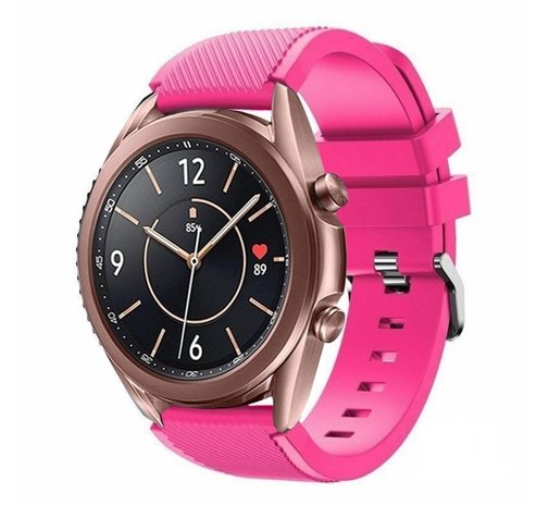 Strap-it Strap-it Bracelet silicone Samsung Galaxy Watch 3 41mm (rose vif)