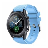 Strap-it Bracelet silicone Samsung Galaxy Watch 3 45mm (bleu sable)