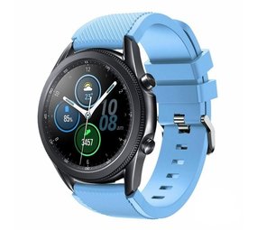 Strap-it Bracelet silicone Samsung Galaxy Watch 3 45mm (bleu sable)