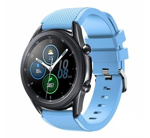 Strap-it Strap-it Bracelet silicone Samsung Galaxy Watch 3 45mm (bleu sable)