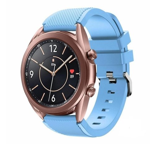 Strap-it Strap-it Bracelet silicone Samsung Galaxy Watch 3 41mm (bleu sable)