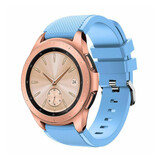 Strap-it Bracelet silicone Samsung Galaxy Watch 42mm (bleu sable)