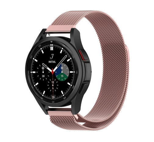 Strap-it Strap-it Bracelet Milanais Samsung Galaxy Watch 4 Classic 42mm (rose)