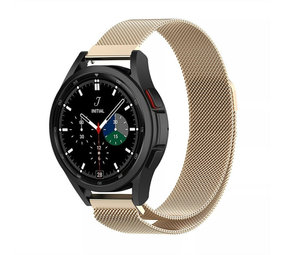 Strap-it Bracelet Milanais Samsung Galaxy Watch 4 Classic 42mm (champagne)