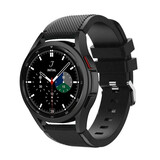 Strap-it Bracelet silicone Samsung Galaxy Watch 4 Classic 46mm (noir)