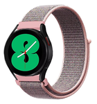 Strap-it Strap-it Bracelet nylon Samsung Galaxy Watch 4 40mm (rose sable)