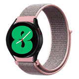 Strap-it Bracelet nylon Samsung Galaxy Watch 4 44mm (rose sable)
