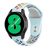 Strap-it Strap-it Bracelet sport Samsung Galaxy Watch 4 44mm (bleu clair/multicolore) Strap-it Strap-it Bracelet sport Samsung Galaxy Watch 4 44mm (bleu clair/multicolore)