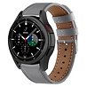 Strap-it Strap-it Bracelet cuir Samsung Galaxy Watch 4 Classic 42mm (gris) Strap-it Strap-it Bracelet cuir Samsung Galaxy Watch 4 Classic 42mm (gris)