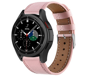 Strap-it Bracelet cuir Samsung Galaxy Watch 4 Classic 42mm (rose)