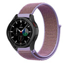 Strap-it Strap-it Bracelet nylon Samsung Galaxy Watch 4 Classic 42mm (lilas)
