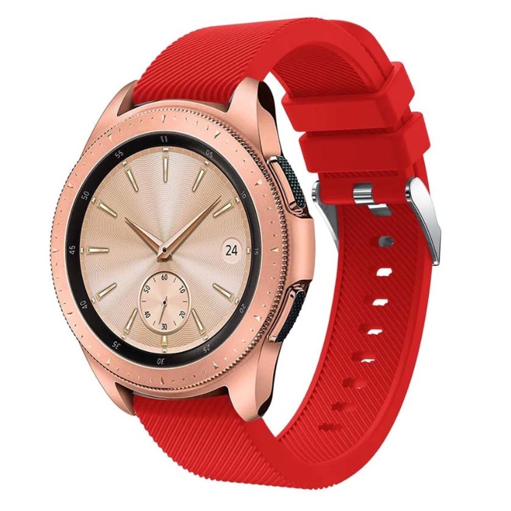 Strap-it Strap-it Bracelet silicone Samsung Galaxy Watch 42mm (rouge)