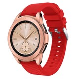 Strap-it Bracelet silicone Samsung Galaxy Watch 42mm (rouge)
