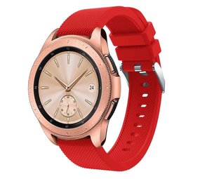 Strap-it Bracelet silicone Samsung Galaxy Watch 42mm (rouge)