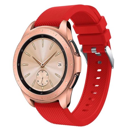 Strap-it Strap-it Bracelet silicone Samsung Galaxy Watch 42mm (rouge)