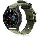 Strap-it Strap-it Bracelet nylon boucle Samsung Galaxy Watch 4 Classic 42mm (vert)
