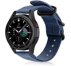 Strap-it Strap-it Bracelet nylon boucle Samsung Galaxy Watch 4 Classic 42mm (bleu)