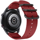Strap-it Bracelet nylon boucle Samsung Galaxy Watch 4 Classic 42mm (rouge)