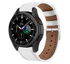Strap-it Strap-it Bracelet cuir Samsung Galaxy Watch 4 Classic 46mm (blanc)