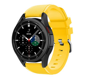 Strap-it Bracelet silicone Samsung Galaxy Watch 4 Classic 42mm (jaune)