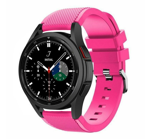 Strap-it Strap-it Bracelet silicone Samsung Galaxy Watch 4 Classic 42mm (rose vif)