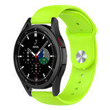 Strap-it Bracelet sport Samsung Galaxy Watch 4 Classic 42mm (vert clair)