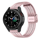 Strap-it Strap-it Bracelet acier inoxydable Samsung Galaxy Watch 4 Classic 42mm (rose)
