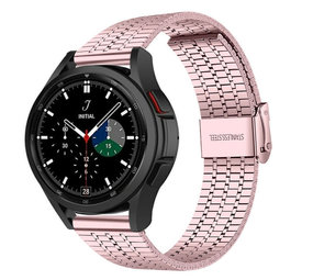 Strap-it Bracelet acier inoxydable Samsung Galaxy Watch 4 Classic 42mm (rose)
