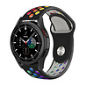Strap-it Strap-it Bracelet sport Samsung Galaxy Watch 4 Classic 42mm (noir/coloré) Strap-it Strap-it Bracelet sport Samsung Galaxy Watch 4 Classic 42mm (noir/coloré)