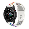 Strap-it Strap-it Bracelet sport Samsung Galaxy Watch 4 Classic 42mm (blanc/coloré) Strap-it Strap-it Bracelet sport Samsung Galaxy Watch 4 Classic 42mm (blanc/coloré)