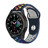 Strap-it Strap-it Bracelet sport Samsung Galaxy Watch 4 Classic 42mm (bleu foncé/coloré) Strap-it Strap-it Bracelet sport Samsung Galaxy Watch 4 Classic 42mm (bleu foncé/coloré)