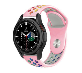 Strap-it Bracelet sport Samsung Galaxy Watch 4 Classic 42mm (rose/coloré) Strap-it Bracelet sport Samsung Galaxy Watch 4 Classic 42mm (rose/coloré)
