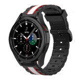 Strap-it Bracelet Special Edition Samsung Galaxy Watch 4 Classic 42mm (noir/blanc)