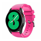 Strap-it Bracelet silicone Samsung Galaxy Watch 4 44mm (rose vif)