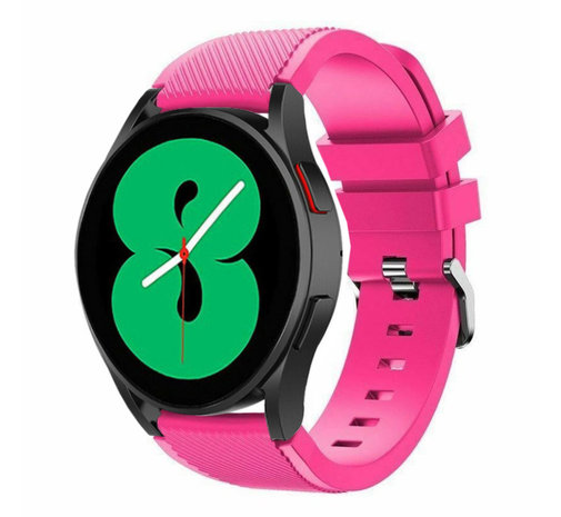 Strap-it Strap-it Bracelet silicone Samsung Galaxy Watch 4 44mm (rose vif)