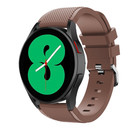 Strap-it Strap-it Bracelet silicone Samsung Galaxy Watch 4 44mm (marron café)