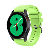 Strap-it Bracelet silicone Samsung Galaxy Watch 4 44mm (vert clair)