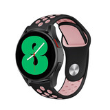 Strap-it Bracelet sport Samsung Galaxy Watch 4 40mm (noir/rose)