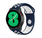 Strap-it Strap-it Bracelet sport Samsung Galaxy Watch 4 40mm (bleu blanc)