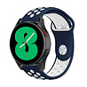 Strap-it Strap-it Bracelet sport Samsung Galaxy Watch 4 40mm (bleu blanc) Strap-it Strap-it Bracelet sport Samsung Galaxy Watch 4 40mm (bleu blanc)