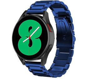 Strap-it Bracelet acier Samsung Galaxy Watch 4 40mm (bleu)