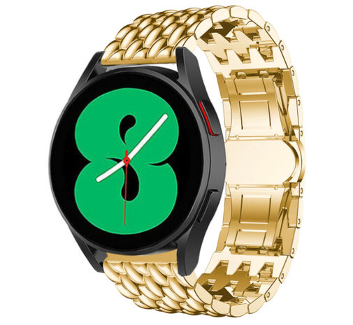 Strap-it Strap-it Bracelet acier dragon Samsung Galaxy Watch 4 40mm (or)