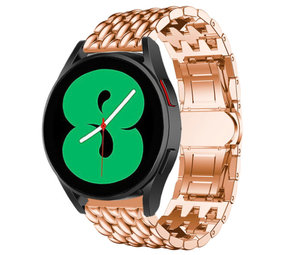 Strap-it Bracelet acier dragon Samsung Galaxy Watch 4 40mm (or rose)