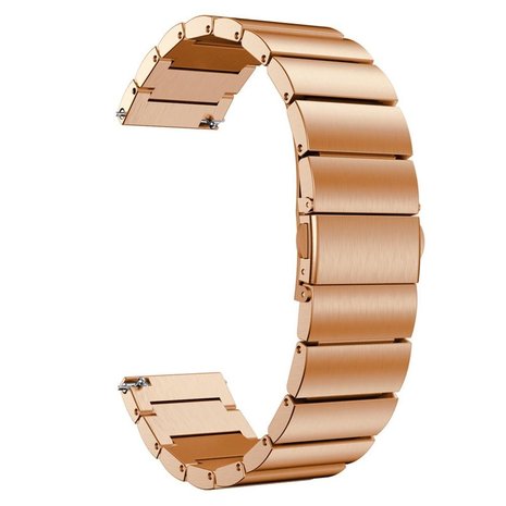 Strap-it Strap-it Bracelet métal Samsung Galaxy Watch 4 40mm (or rose)