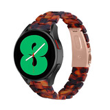 Strap-it Bracelet résine Samsung Galaxy Watch 4 40mm (lave)