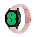 Strap-it Bracelet résine Samsung Galaxy Watch 4 40mm (rose)