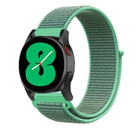 Strap-it Strap-it Bracelet nylon Samsung Galaxy Watch 4 44mm (menthe)